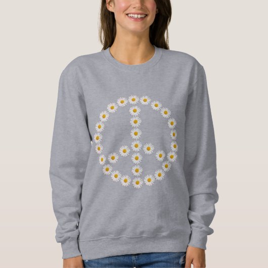 vredesbord daisies daisy boho trui (Voorkant)