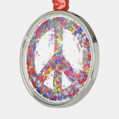 Vredesbord, Drip Art Metalen Ornament (Links)