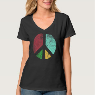 Vredesbord kostuum bloemkrachtpatser voor hippie r t-shirt