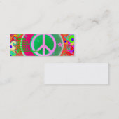 Vredesbord, maan, sterren en alles mini visitekaartje (Voorkant / Achterkant)