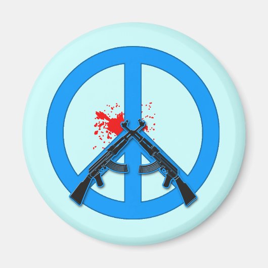 Vredesbord met AK-47s en Blood Magneet (Voorkant)