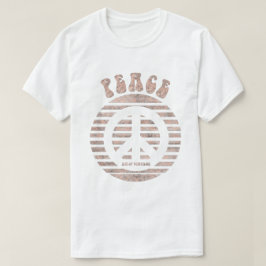 Vredesbord met gespannen cirkel t-shirt