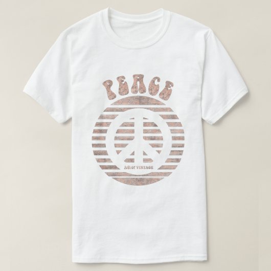 Vredesbord met gespannen cirkel t-shirt (Design voorkant)