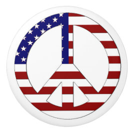 Vredesbord met keramische vlaggenknop keramische knop