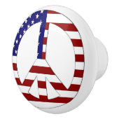 Vredesbord met keramische vlaggenknop keramische knop (Rechts)