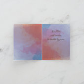 Vredesbord met waterverf - klein kaart (Binnen)