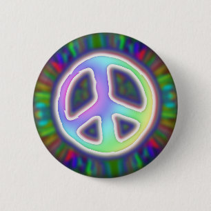 Vredesbord - Pastels Ronde Button 5,7 Cm