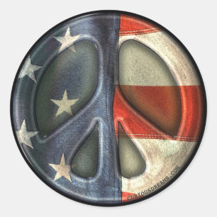 Vredesbord Ronde Sticker