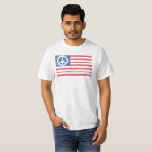 Vredesbord T-Shirt - Amerikaans vredesbord (Voorkant volledig)