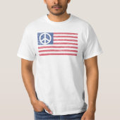 Vredesbord T-Shirt - Amerikaans vredesbord (Voorkant)