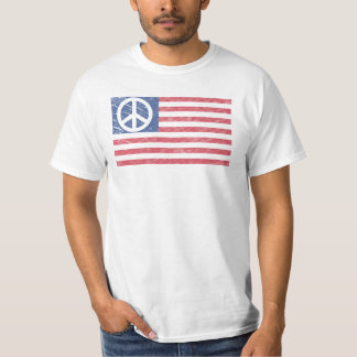 Vredesbord T-Shirt - Amerikaans vredesbord