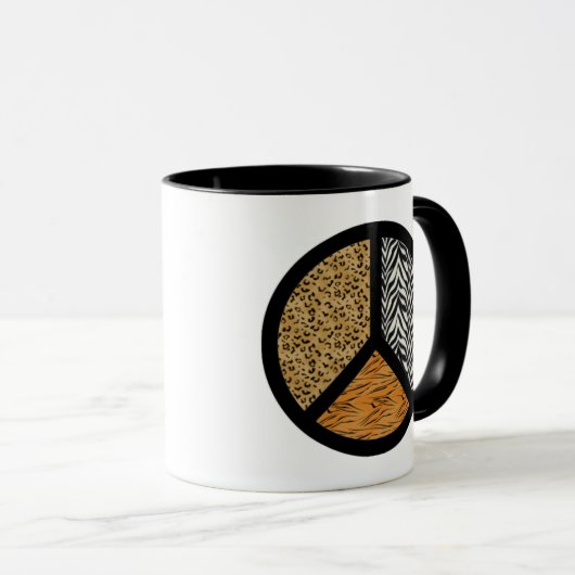 vredesbord voor afdrukken mok (Voorkant rechts)