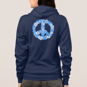 Vredesbordblauw Hoodie