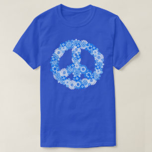 Vredesbordblauw T-shirt
