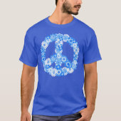 Vredesbordblauw T-shirt (Voorkant)
