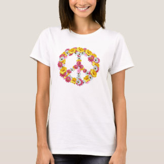 Vredesbordbloemen T-shirt