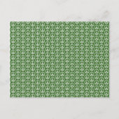 Vredesborden op Vakantie Pine Green Feestdagenkaart (Voorkant)