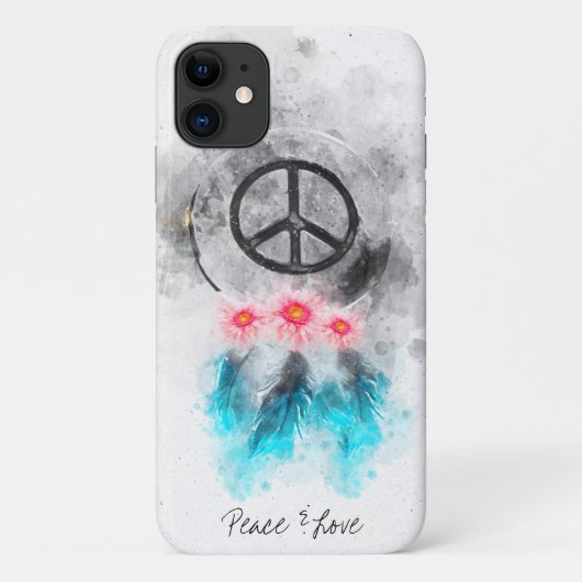 *~* Vredesbordfeesten Blowers Boho Tribal Grunge Case-Mate iPhone Case (Achterkant)