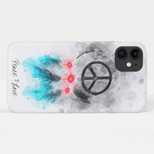 *~* Vredesbordfeesten Blowers Boho Tribal Grunge Case-Mate iPhone Case (Achterkant (horizontaal))