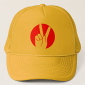 Vredesbordvingers truckhoed trucker pet (Voorkant)