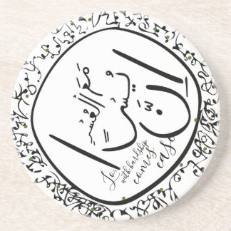 Vredesbrenger Zandsteen Onderzetter