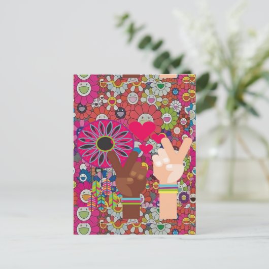 VredesBriefkaart Briefkaart (Staand voorkant)