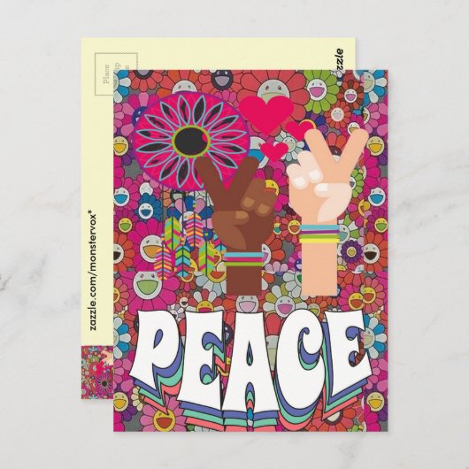 VredesBriefkaart Briefkaart (Voorkant / Achterkant)