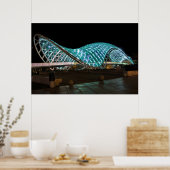 Vredesbrug, Tbilisi, Georgië Poster (Keuken)