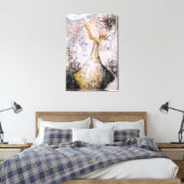 Vredeschildering op canvas wit duif - Abstract Sch Afdruk (Insitu (Slaapkamer))