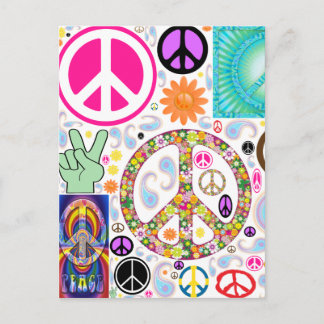 Vredescollage Briefkaart