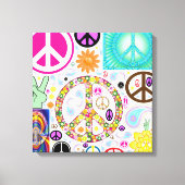 Vredescollage Canvas Afdruk (Voorkant)