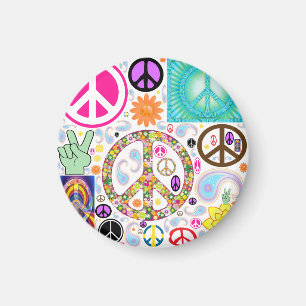 Vredescollage Magneet
