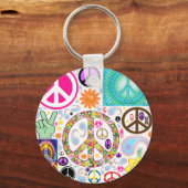 Vredescollage Sleutelhanger (Voorkant)