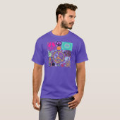 Vredescollage T-shirt (Voorkant volledig)
