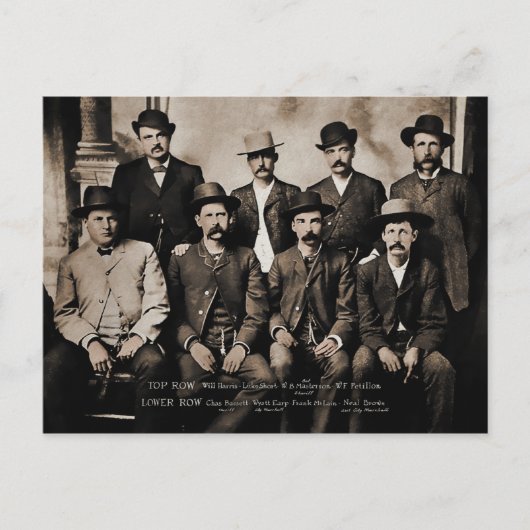 Vredescommissie Dodge City 1883 Briefkaart (Voorkant)