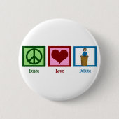 Vredesdebat Ronde Button 5,7 Cm (Voorkant)
