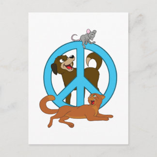 Vredesdieren Briefkaart