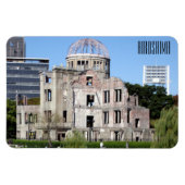 vredesdome hiroshima magneet (Horizontaal)