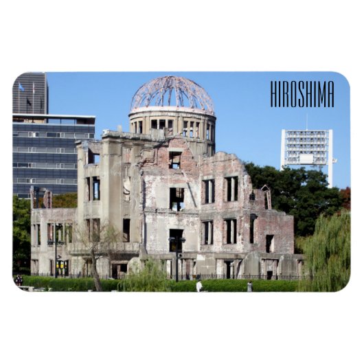 vredesdome hiroshima magneet (Horizontaal)