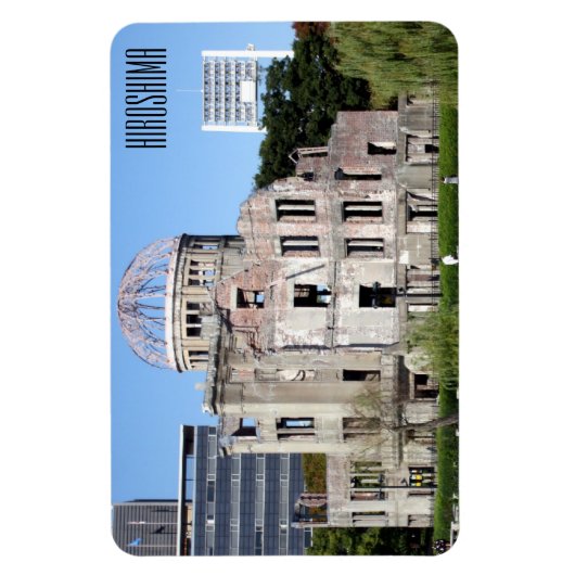 vredesdome hiroshima magneet (Verticaal)