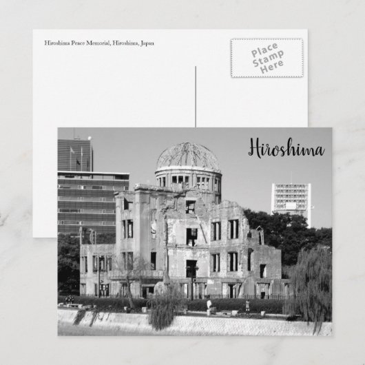 vredesdome japan briefkaart (Voorkant / Achterkant)