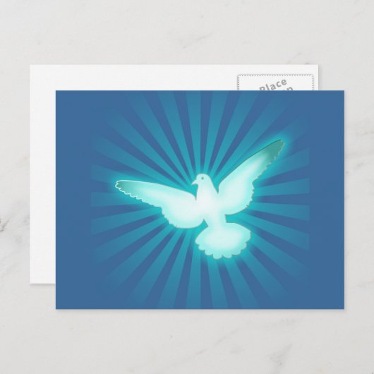 Vredesduif Briefkaart (Voorkant / Achterkant)