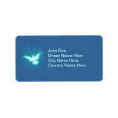 Vredesduif Etiket (Voorkant)