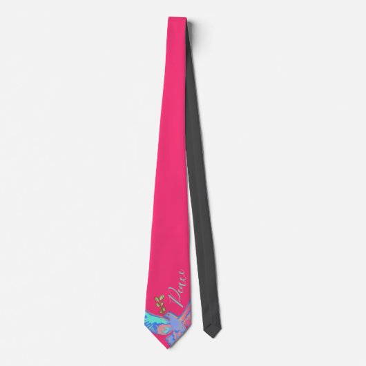 Vredesduif, geen oorlogsgeel stropdas (Voorkant)