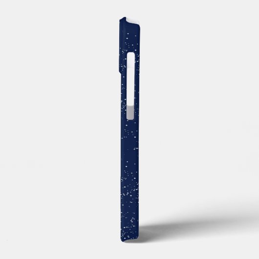 Vredesduif in zilvergrijs tegen een sterrenhemel Case-Mate iPhone case (Achterkant / Links)