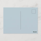 Vredesduif kerstkaart briefkaart (Achterkant)