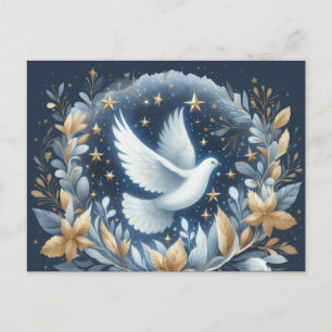 Vredesduif kerstkaart briefkaart