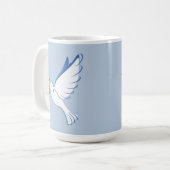 Vredesduif Koffiemok (Voorkant links)