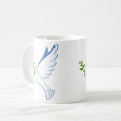 Vredesduif Koffiemok (Voorkant links)