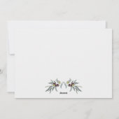 Vredesduif Liefde Vreugde Feestdagenkaart (Achterkant)